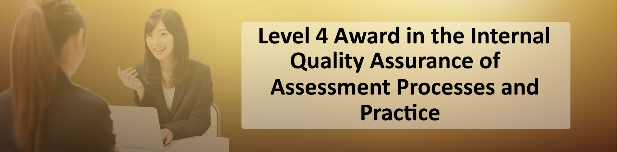 full level 4 IQA Qualification TQUK